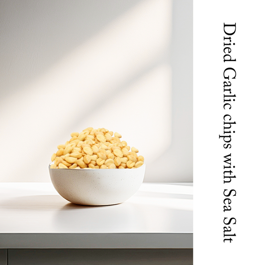 Dried Garlic Chips with Sea Salt